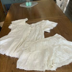 Beautiful free people short set